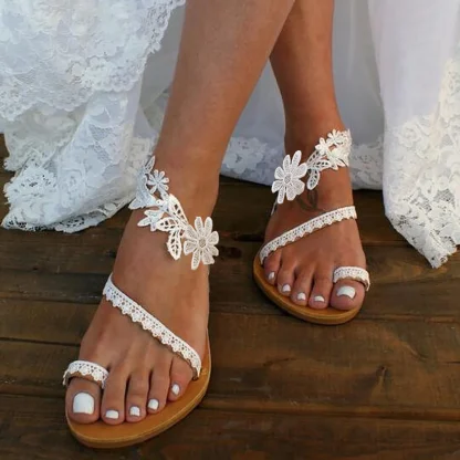 Beach White Sandals